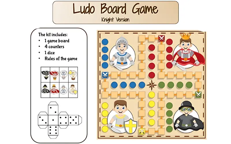 ludo board gameplay